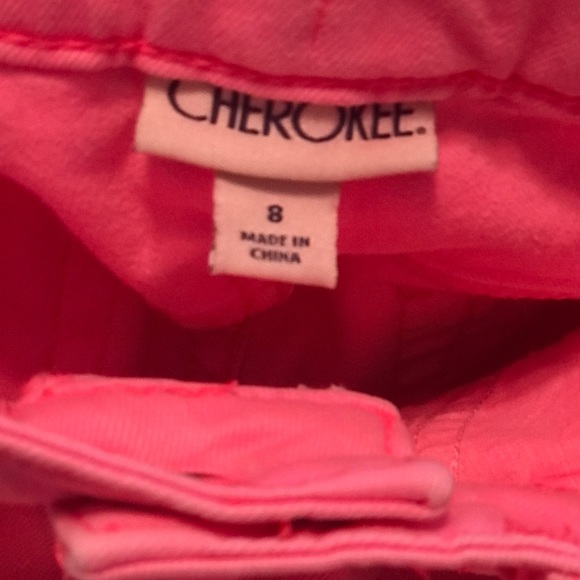 Girls Neon Pink Skinny Jeans - Picture 3 of 4